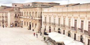 la Piazza del Duomo à Syracuse