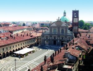 La Place Ducale à Vigevano