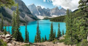 Plus beau lac du Canada : Lac Moraine, Parc national de Banff